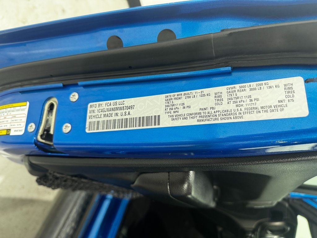 2021 Jeep Wrangler Sport S