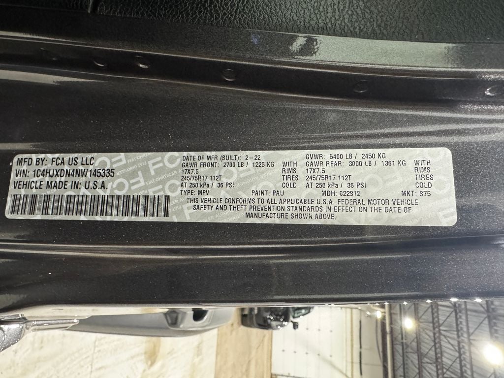 2022 Jeep Wrangler Unlimited Unlimited Sport S