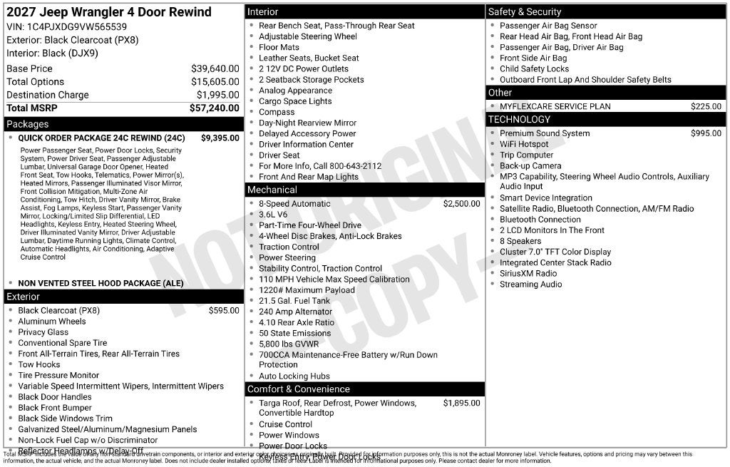 2027 Jeep Wrangler Rewind
