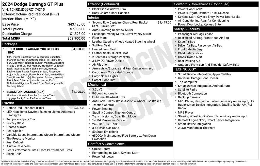 2024 Dodge Durango GT Plus