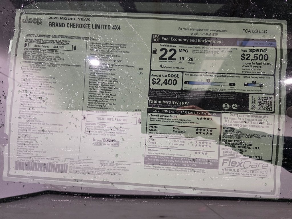 2025 Jeep Grand Cherokee Limited