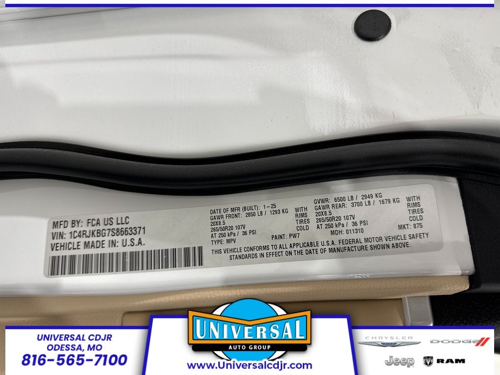 2025 Jeep Grand Cherokee Limited