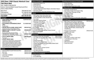 2022 RAM 1500 Classic Warlock