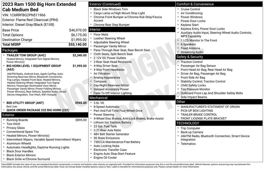 2023 RAM Ram 1500 Pickup Big Horn/Lone Star - Photo 44