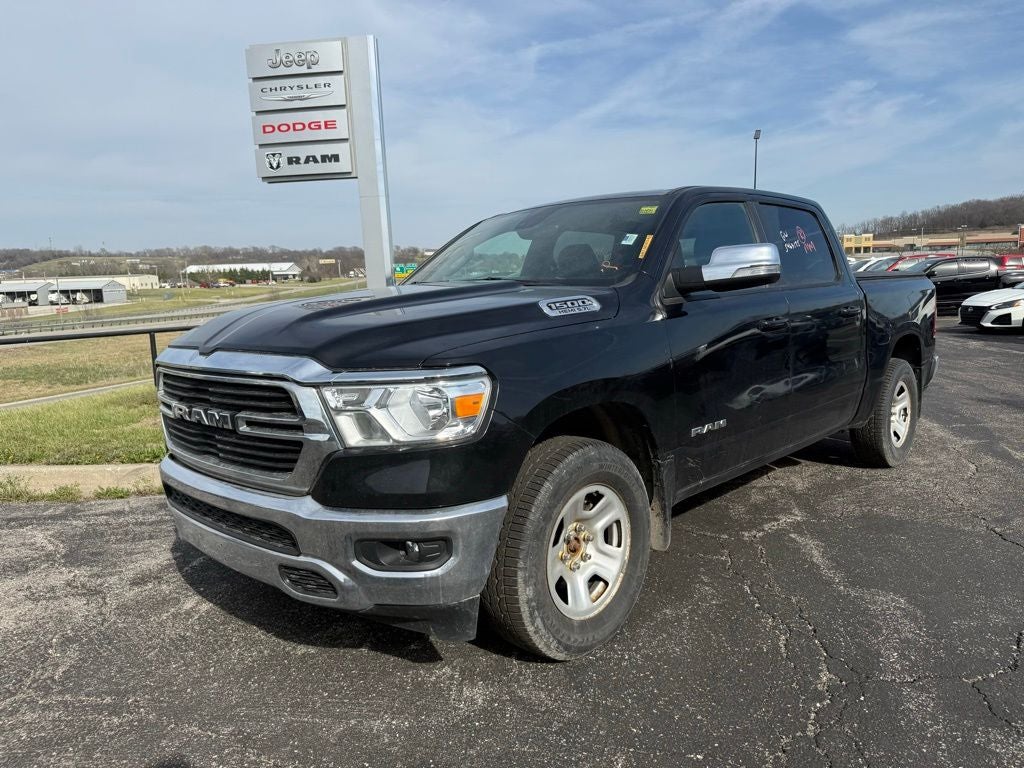 Used 2021 RAM Ram 1500 Big Horn with VIN 1C6SRFFT0MN567473 for sale in Kansas City