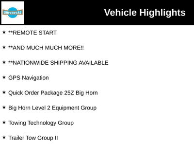2027 RAM Ram 1500 Big Horn/Lone Star