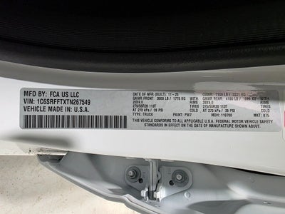 2026 RAM Ram 1500 Big Horn/Lone Star