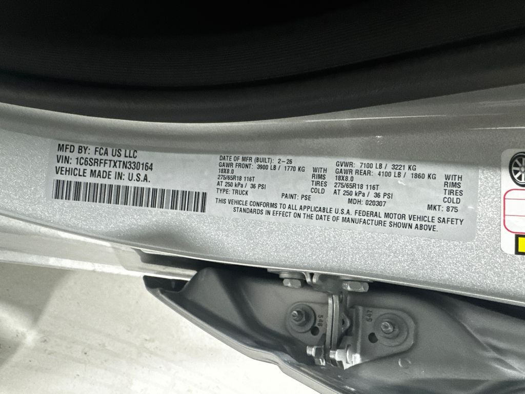 2026 RAM Ram 1500 Big Horn/Lone Star