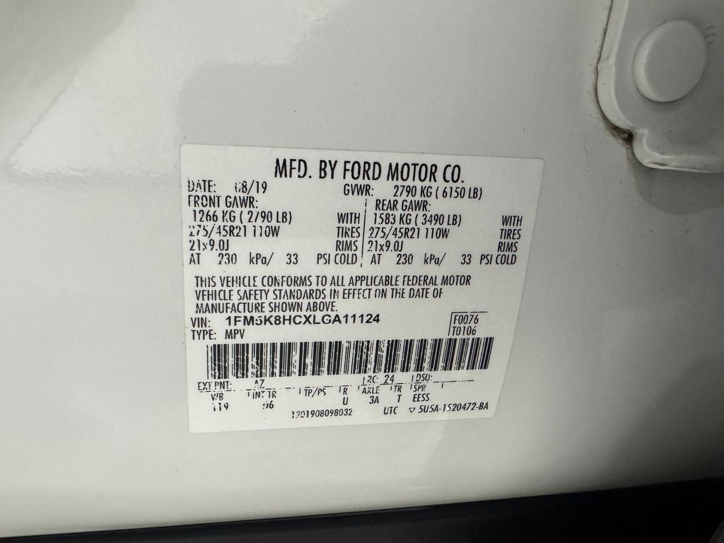 2020 Ford Explorer Platinum