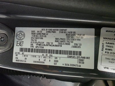 2022 Ford Escape Titanium