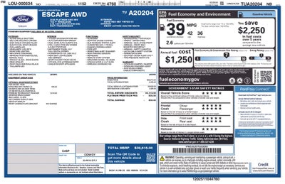 2026 Ford Escape Platinum