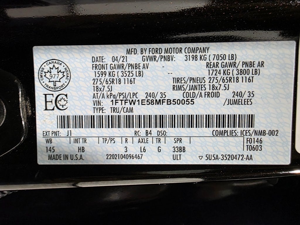 2021 Ford F-150 Lariat