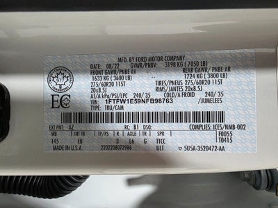 2022 Ford F-150 Lariat