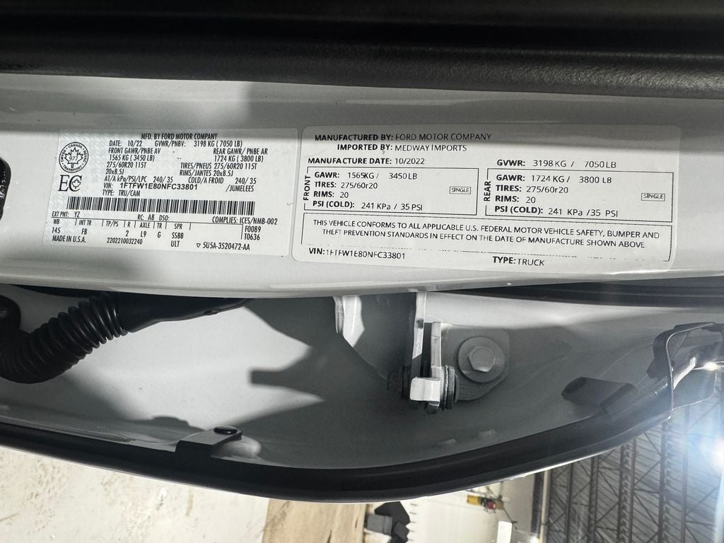 2022 Ford F-150 XLT Sport Package