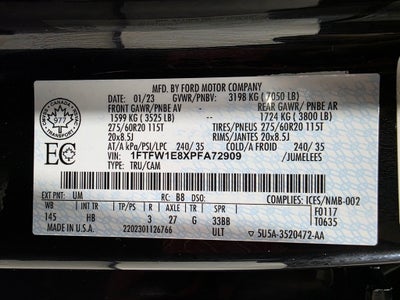 2023 Ford F-150 Lariat Sport