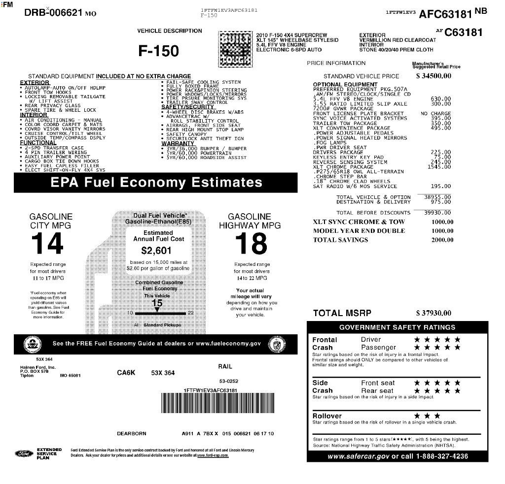 2010 Ford F-150 XLT