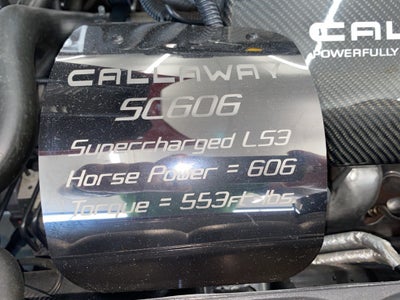 2009 Chevrolet Corvette CALLAWAY SIGNATURE EDITION