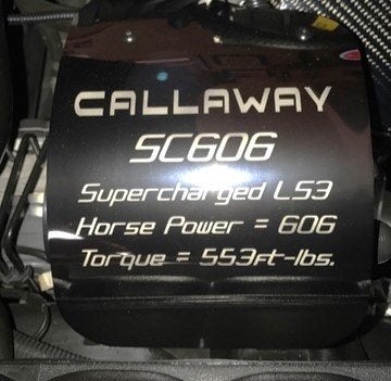 2009 Chevrolet Corvette CALLAWAY SIGNATURE EDITION