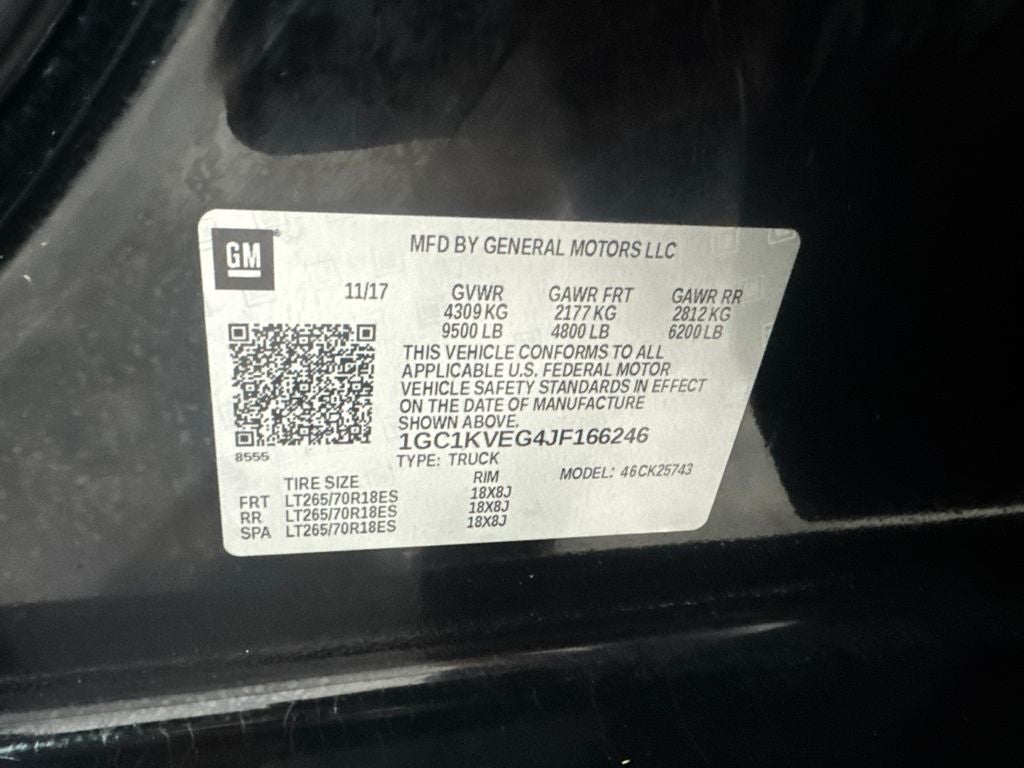 2018 Chevrolet Silverado 2500HD LT