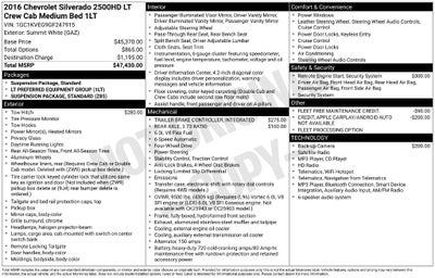 2016 Chevrolet Silverado 2500HD LT