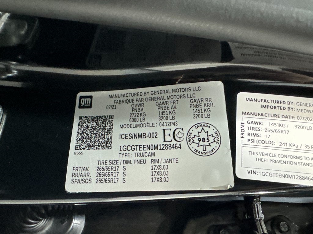 2021 Chevrolet Colorado ZR2