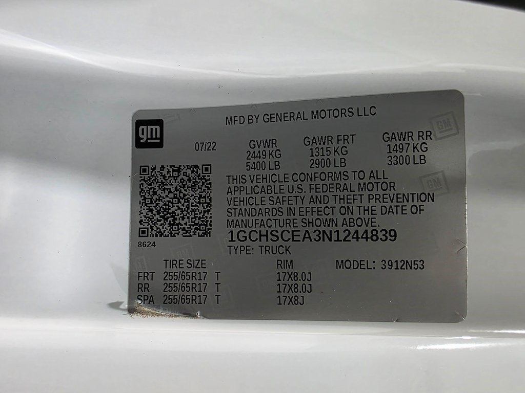 2022 Chevrolet Colorado LT