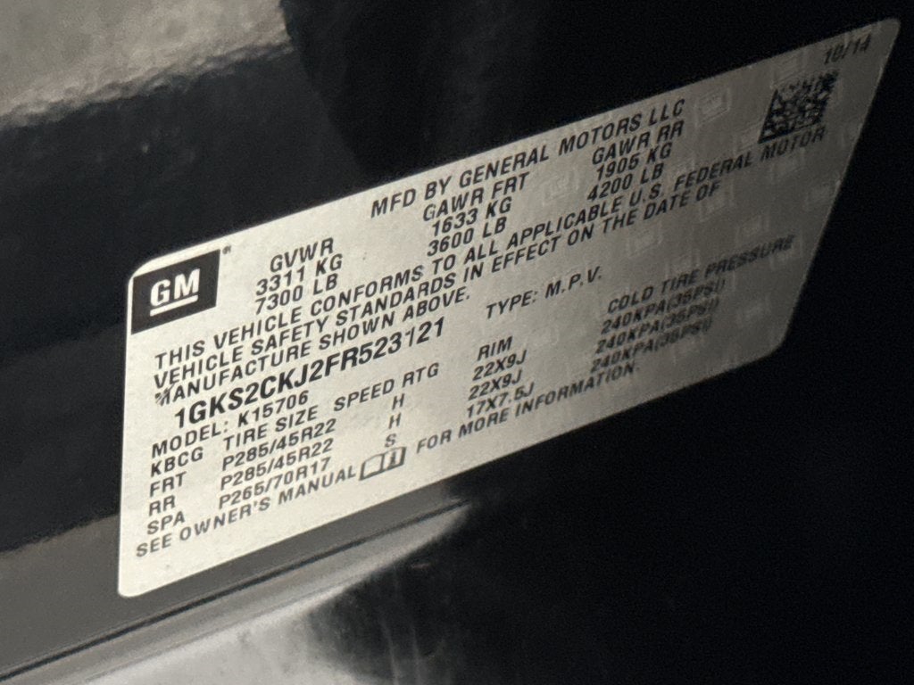 2015 GMC Yukon Denali