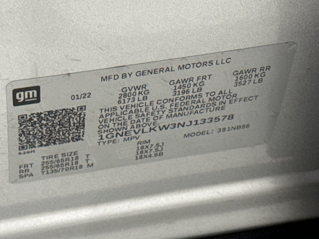 2022 Chevrolet Traverse LS