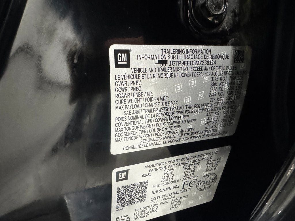 2021 GMC Sierra 1500 AT4