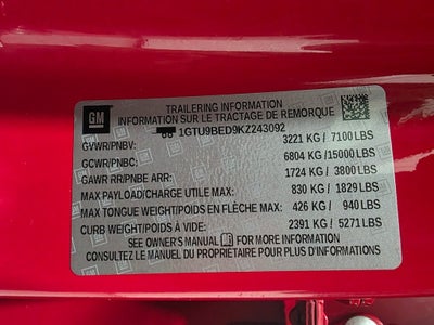 2019 GMC Sierra 1500 SLE