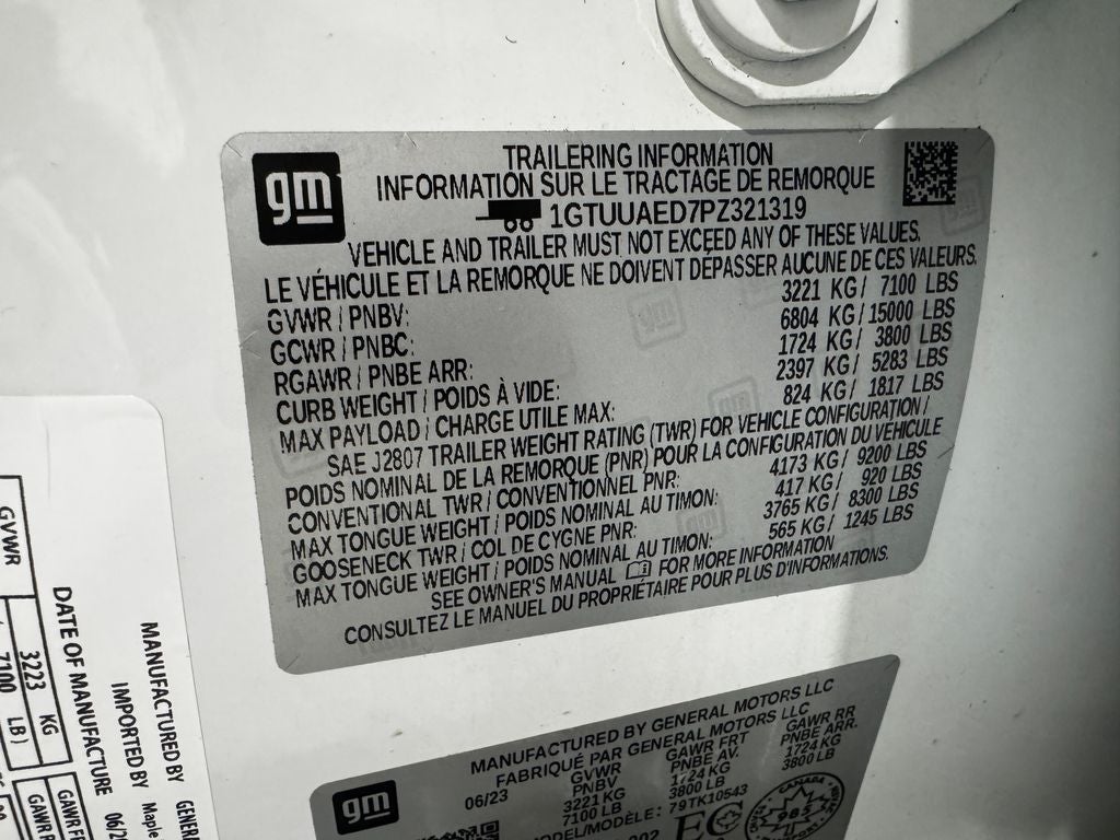 2023 GMC Sierra 1500 Pro