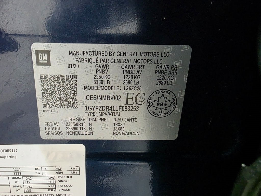 2020 Cadillac XT4 Premium Luxury