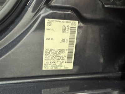 2019 Nissan Altima 2.5 SV