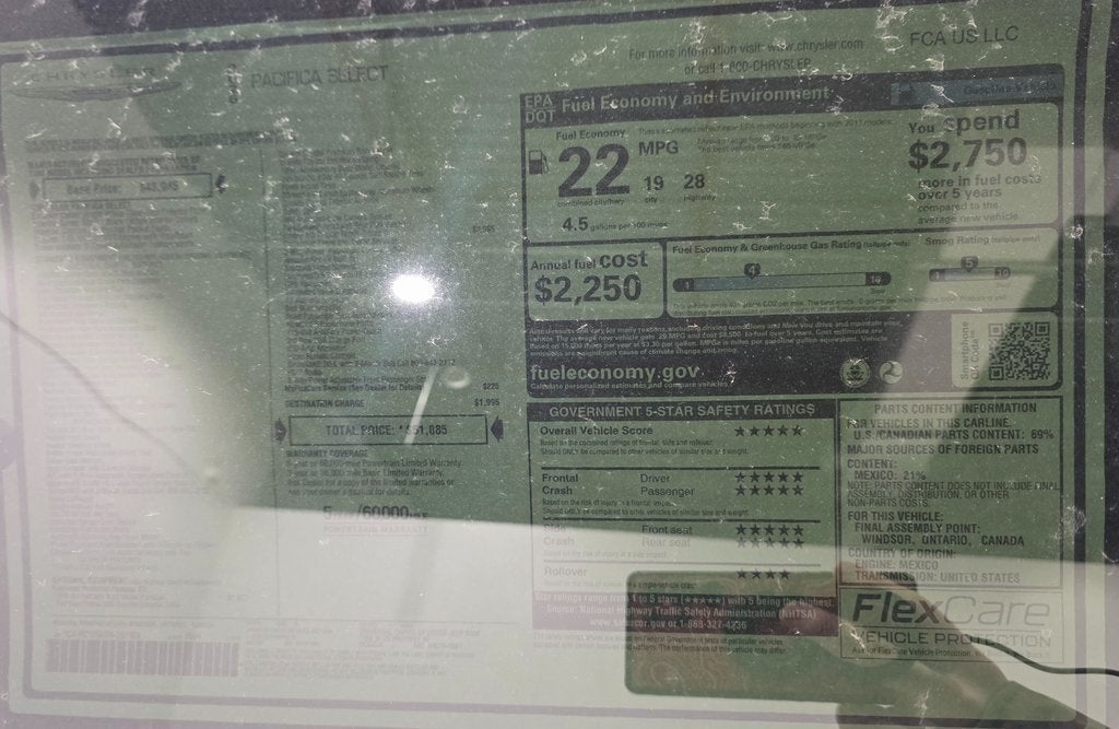 2026 Chrysler Pacifica Select