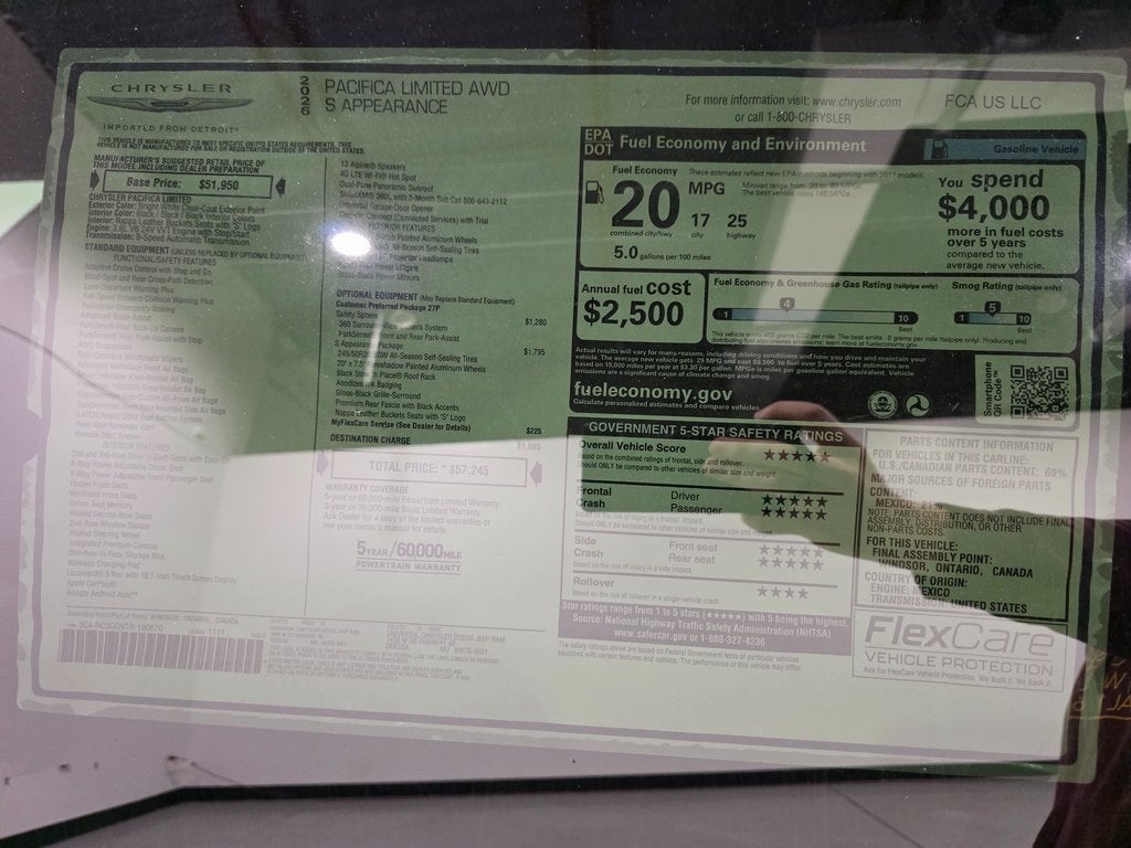 2026 Chrysler Pacifica Limited