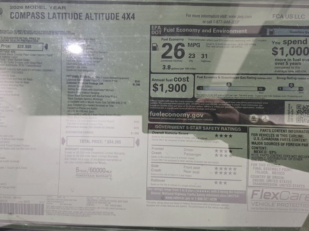 2026 Jeep Compass Latitude