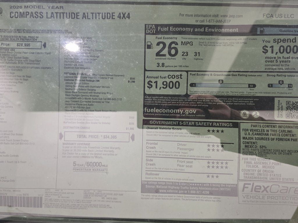 2026 Jeep Compass Latitude