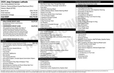 2025 Jeep Compass Latitude