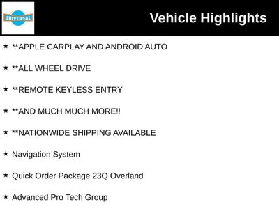 2026 Jeep Cherokee Overland