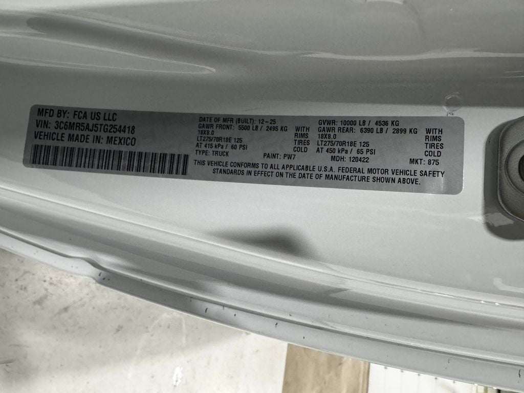 2026 RAM Ram 2500 Tradesman