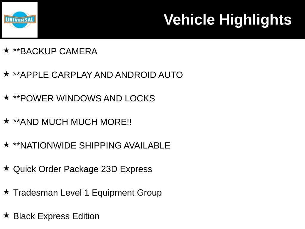 2026 RAM Ram 1500 Express