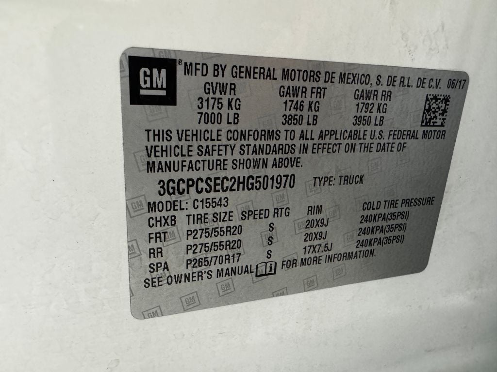 2017 Chevrolet Silverado 1500 LTZ 1LZ