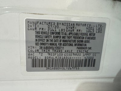 2020 Nissan Sentra SR