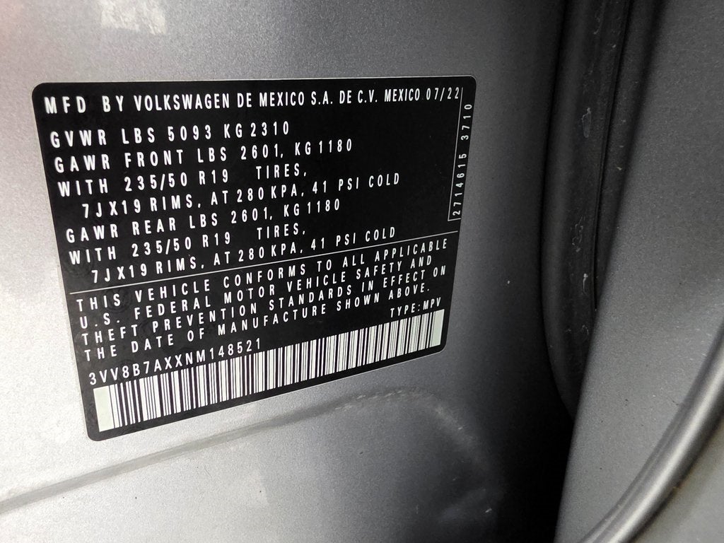 2022 Volkswagen Tiguan 2.0T SE R-Line Black