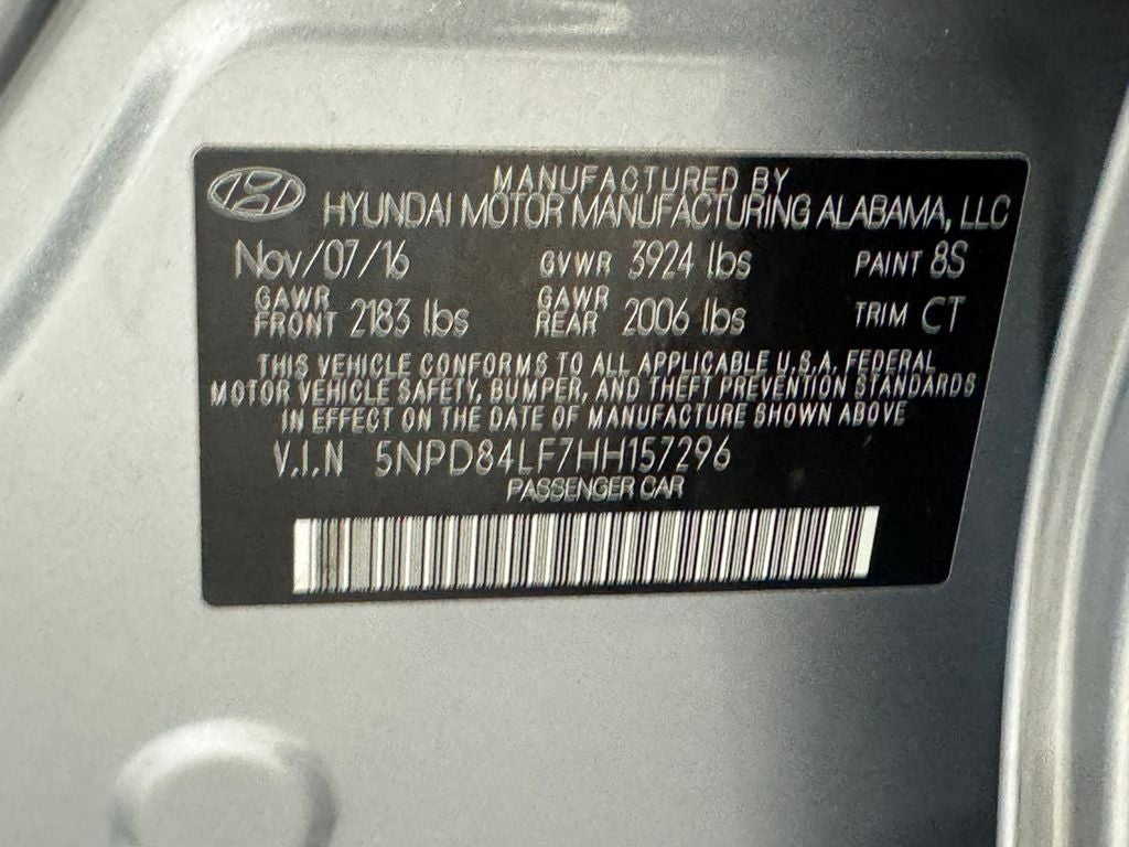 2017 Hyundai Elantra Value Edition