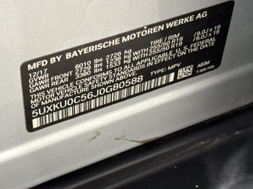 2018 BMW X6 sDrive35i