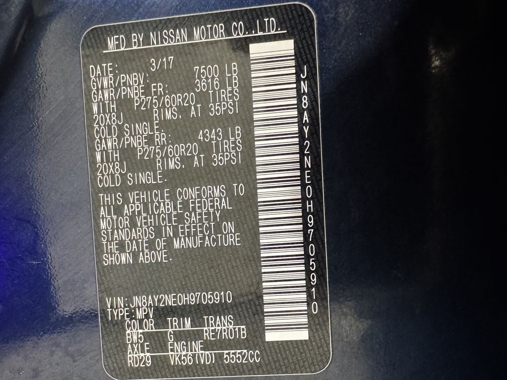 2017 Nissan Armada Platinum