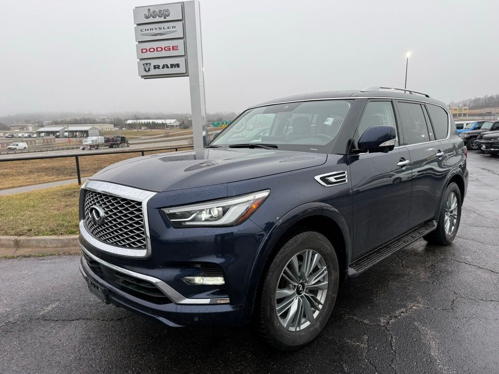 Used 2024 INFINITI QX80 Luxe 4WD with VIN JN8AZ2AE2R9327934 for sale in Kansas City