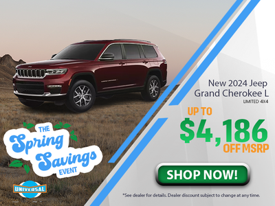 New 2024 Jeep Grand Cherokee L - Up To $4,186 Off MSRP!