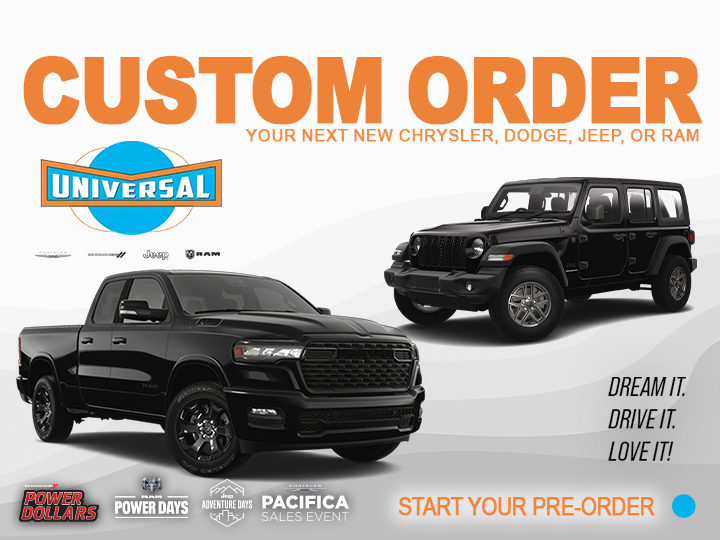 Design your dream ride Universal CDJR